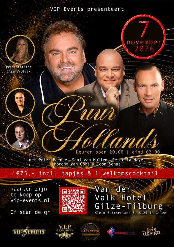 VIP Events presenteert een nieuwe dinershow op 7 november 2026