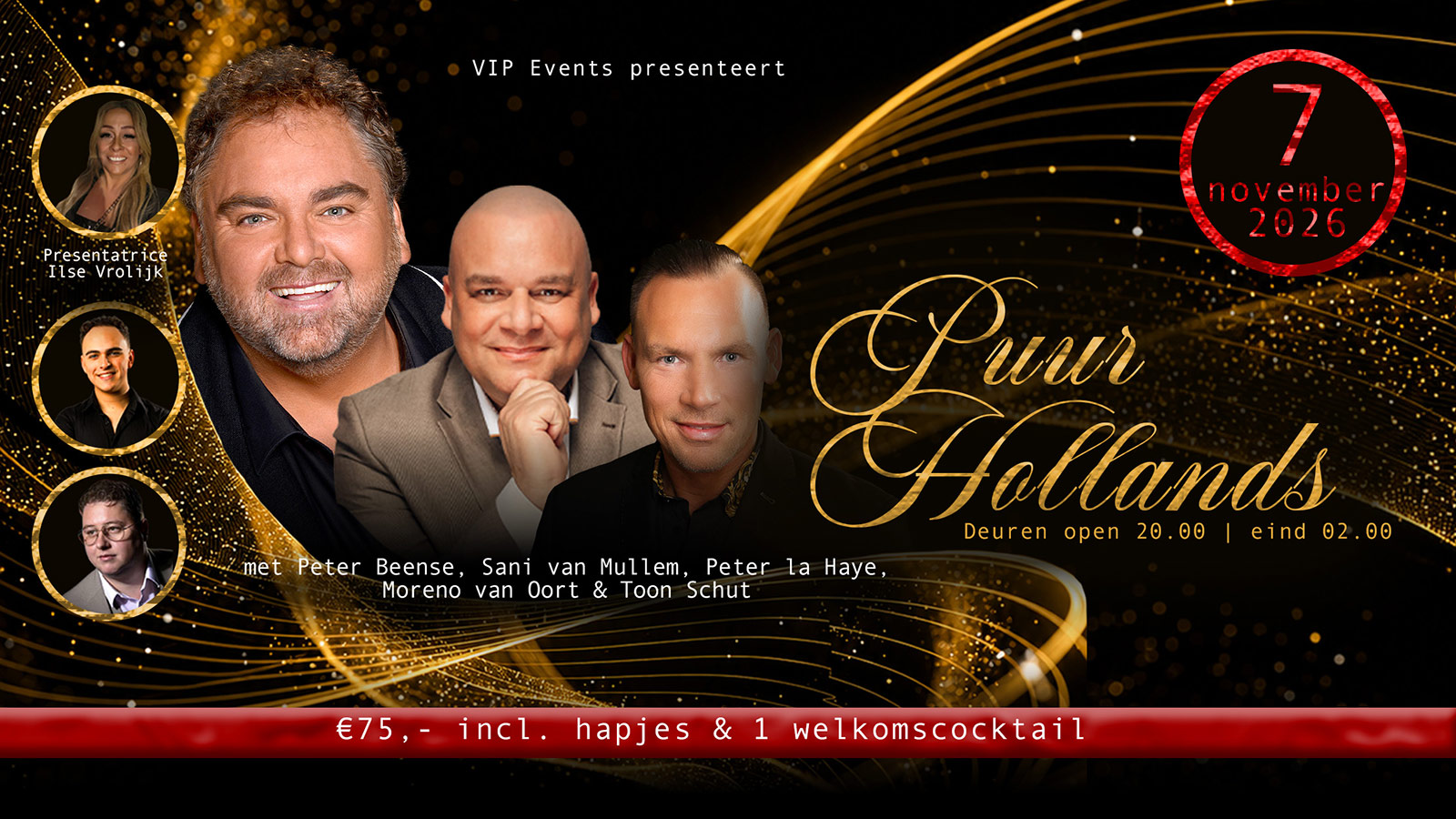 Banner VVIP Events presenteert een nieuwe dinershow op 7 november 2026