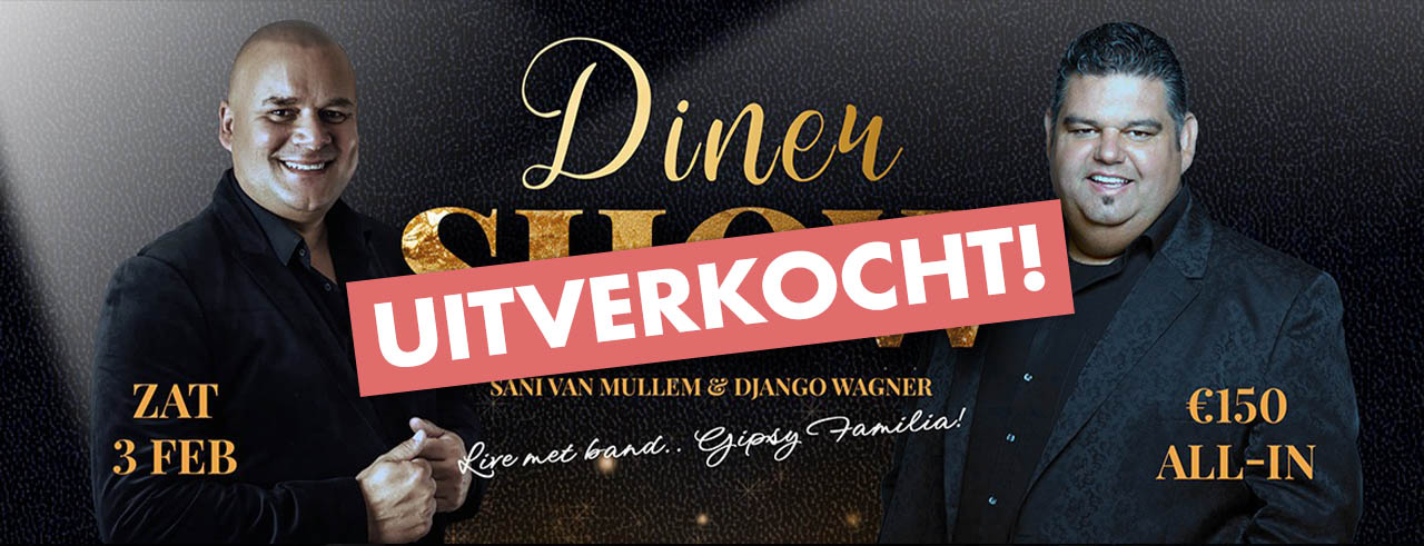 Banner VIP Events Dinnershow - 3 februari 2024